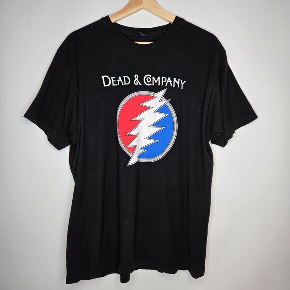 Dead & Company Concert Tour Shirt Men's Steal Your Face Lightning Bolt Jam XL - Picture 1 of 6